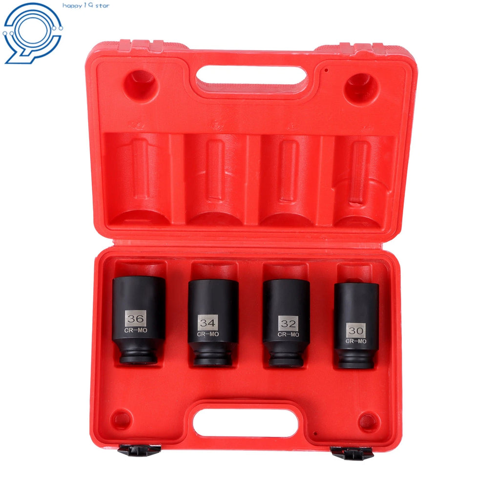 Set of 4 Spindle Axle Nut Sockets for Make Model
