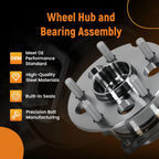 Rear Hub Bearing Assembly for Toyota RAV4 AWD (2001–2005) 512338 5-Lug 4-Bolt