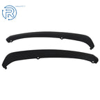 Front Bumper Lower Trim Panel Set for Ford Focus (2012-2014) Black Plastic