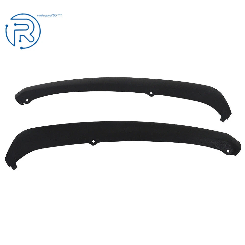Front Bumper Lower Trim Panel Set for Ford Focus (2012-2014) Black Plastic