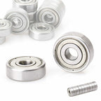 10PCS Miniature Deep Groove Ball Bearings 627ZZ 627-2Z 80027 (7x22x7mm)