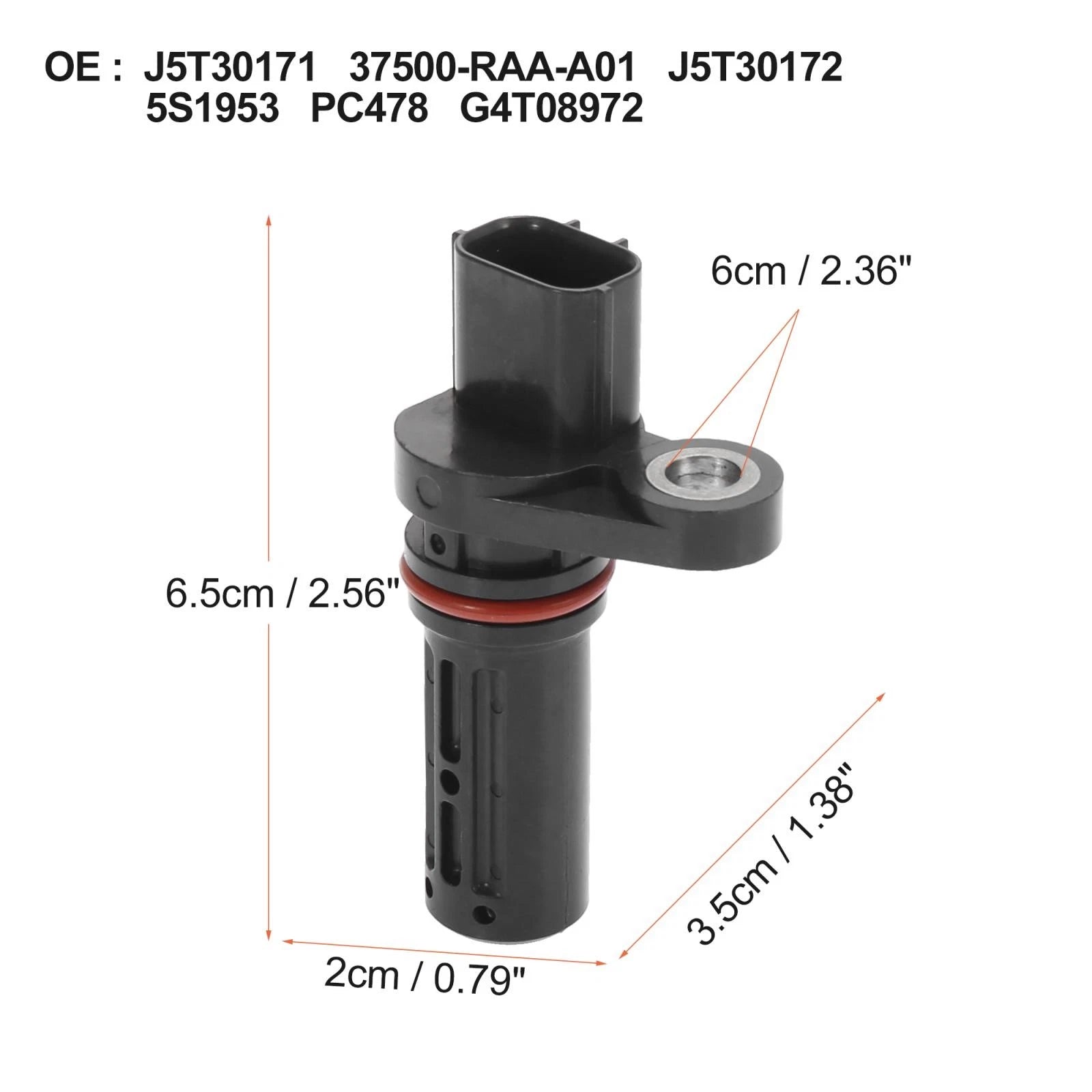 Crankshaft Position Sensor J5T30172 for Honda Accord 