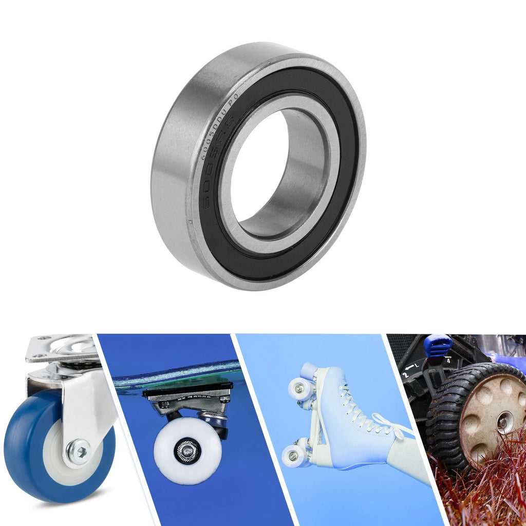 Deep Groove Ball Bearing 6005DDU for Scooter Skateboard (25x47x12mm)