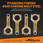 H Beam Connecting Rods for Audi A3 A4 TT (1996-2006)