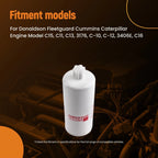 Set of 12 Fuel Water Separator Filters for Cummins FleetGuard