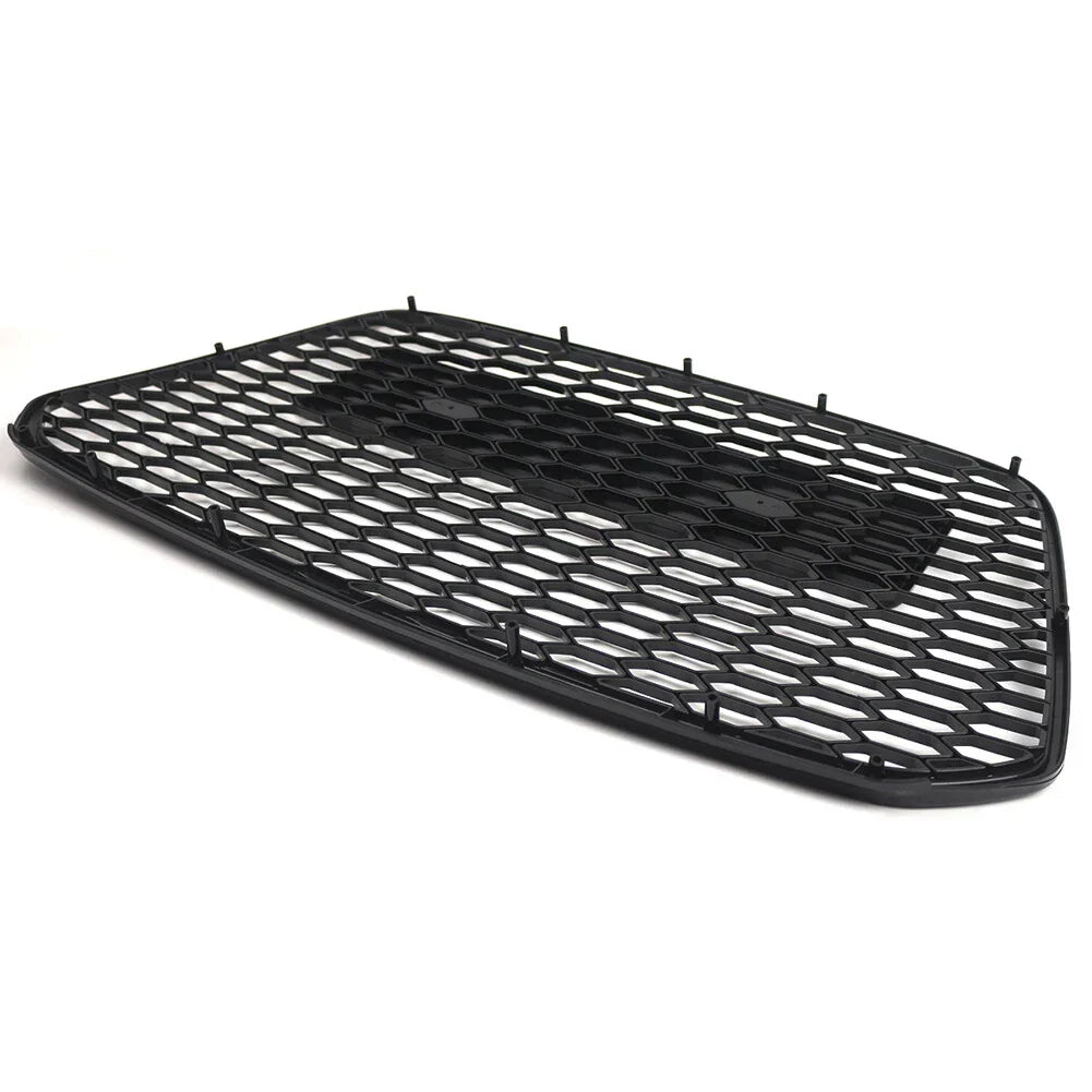 Front Bumper Mesh Grill for Audi A6 S6 C7 (2012-2015) Black