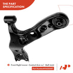 Front Lower Control Arm & Outer Tie Rod End for Toyota RAV4 (2019-2024)