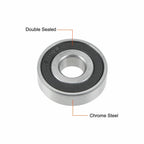 2X Deep Groove Ball Bearings 16100-2RS for (10x28x8mm)