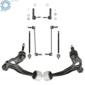 Set of 8 Control Arms and Sway Bar Links for Ford Flex, Taurus, Lincoln MKS, MKT (2010–2012)