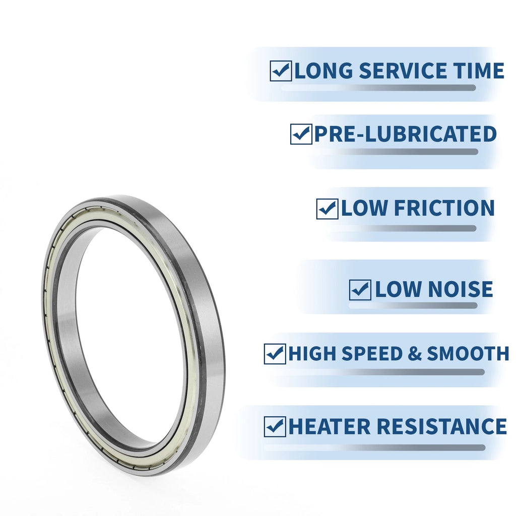 Deep Groove Ball Bearing 6826ZZS for Scooter Skateboard (P5 130x165x18mm)