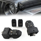 Hood Latch Lock Catch Pair for Jeep Wrangler JL (2018-2023)