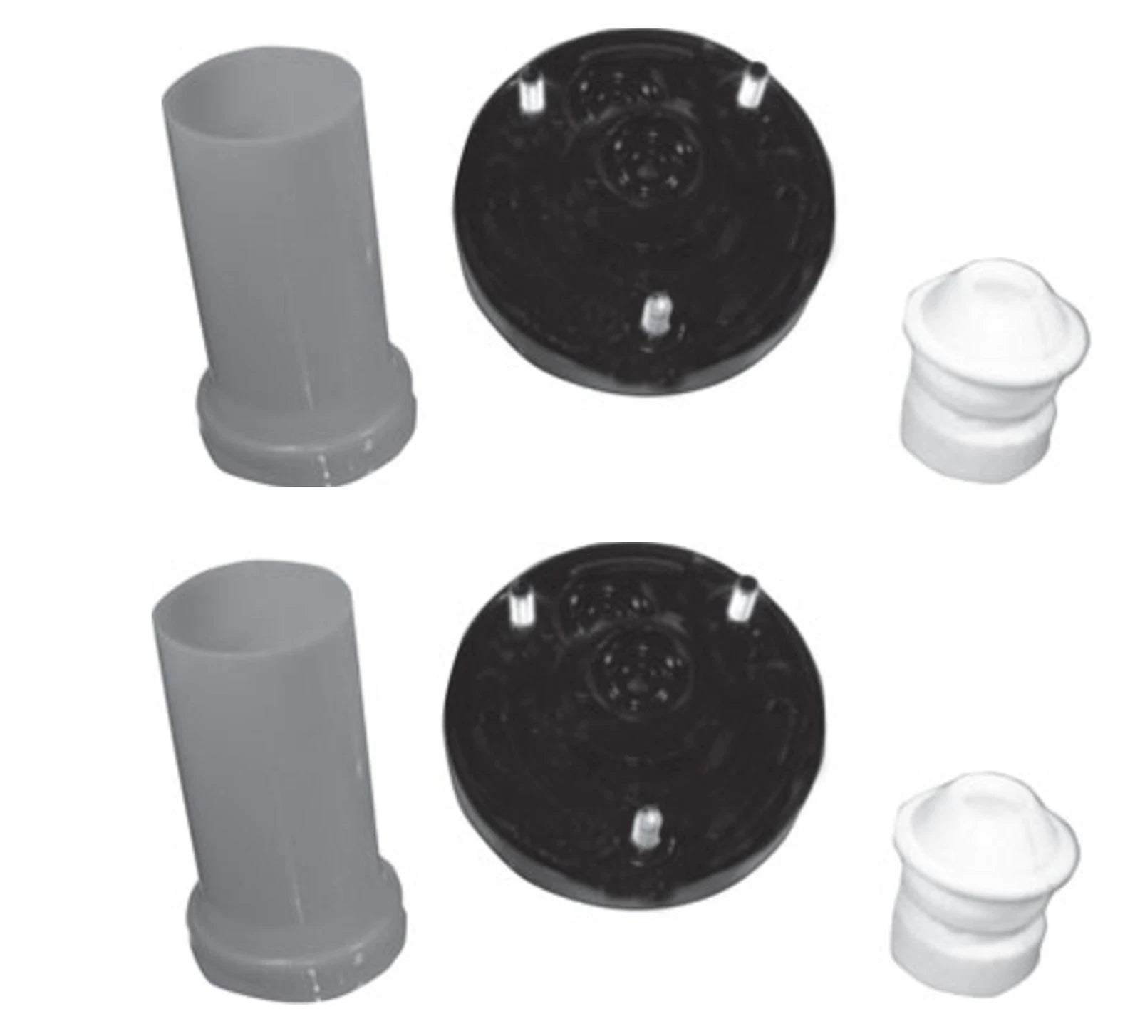 Set of 2 Front Strut Mounts for Ford F-1500, Lincoln Navigator (1997–2003)