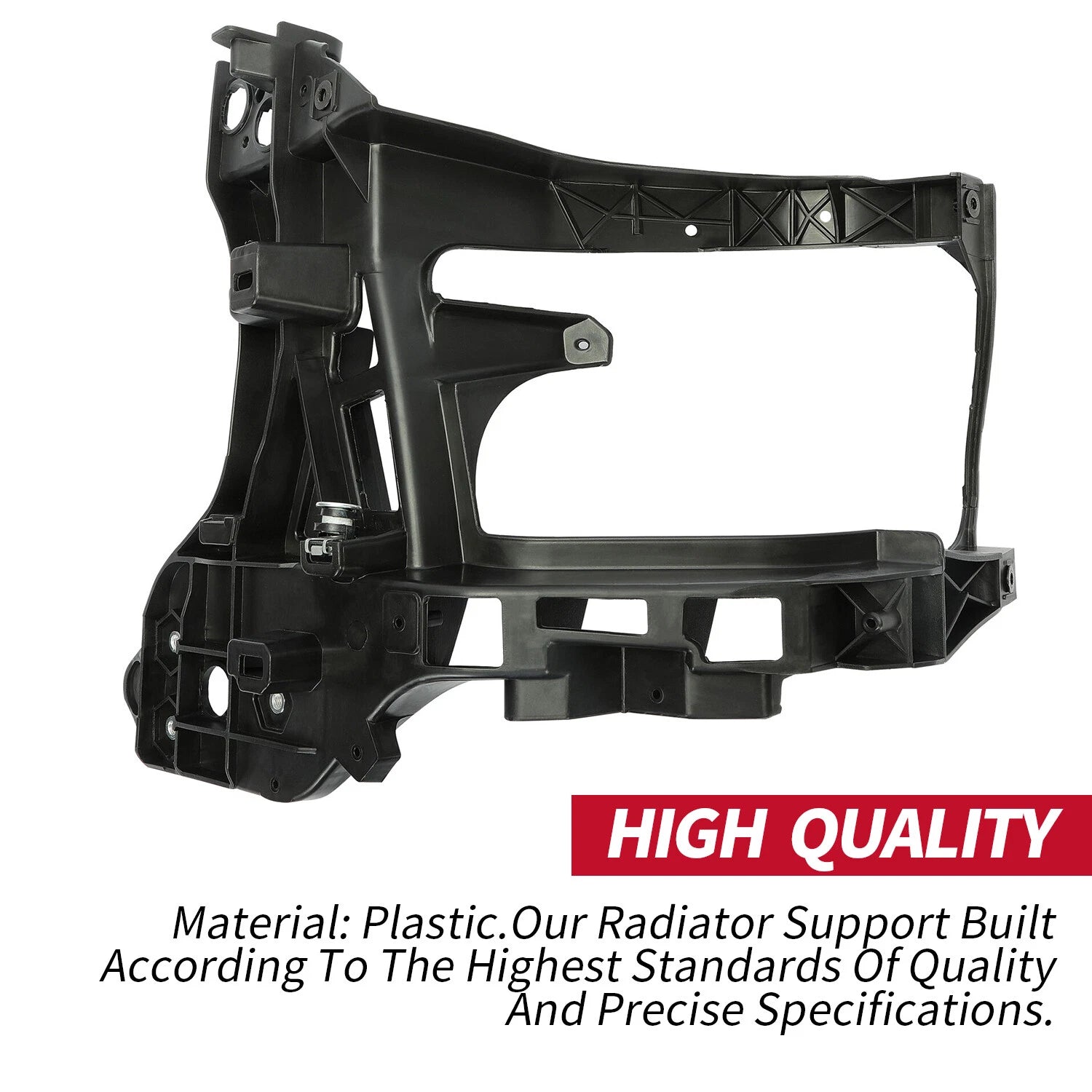 Left Radiator Support for Ram 1500 2500 3500 (2013–2018) Black