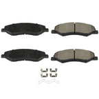 4X Front Ceramic Brake Pads for Honda Odyssey (2018–2021)