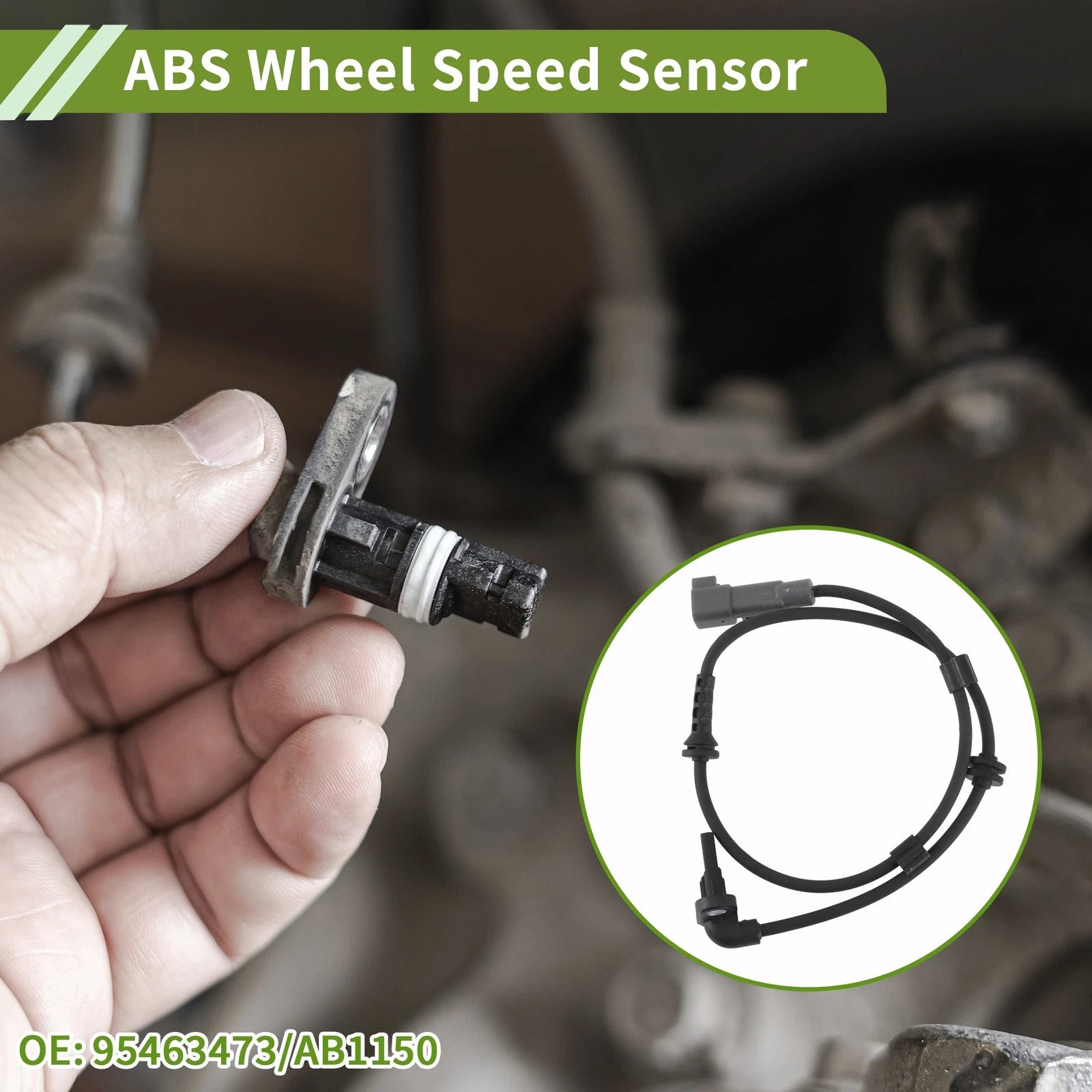ABS Wheel Speed Sensor No. 95463473/AB1150 for Chevrolet Spark (2014)