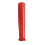 Set of 2 Non-Slip Rubber Handles for Wheelbarrow Red Round Tubes