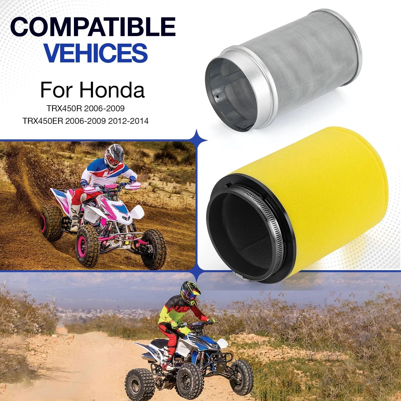 Air Filter & Body Set for Honda TRX450R/TRX450ER (2006–2014)