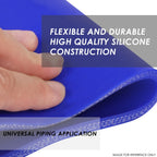 3" x 8" 3-Ply Turbo Intercooler Intake Pipe Silicone Coupler Hose for