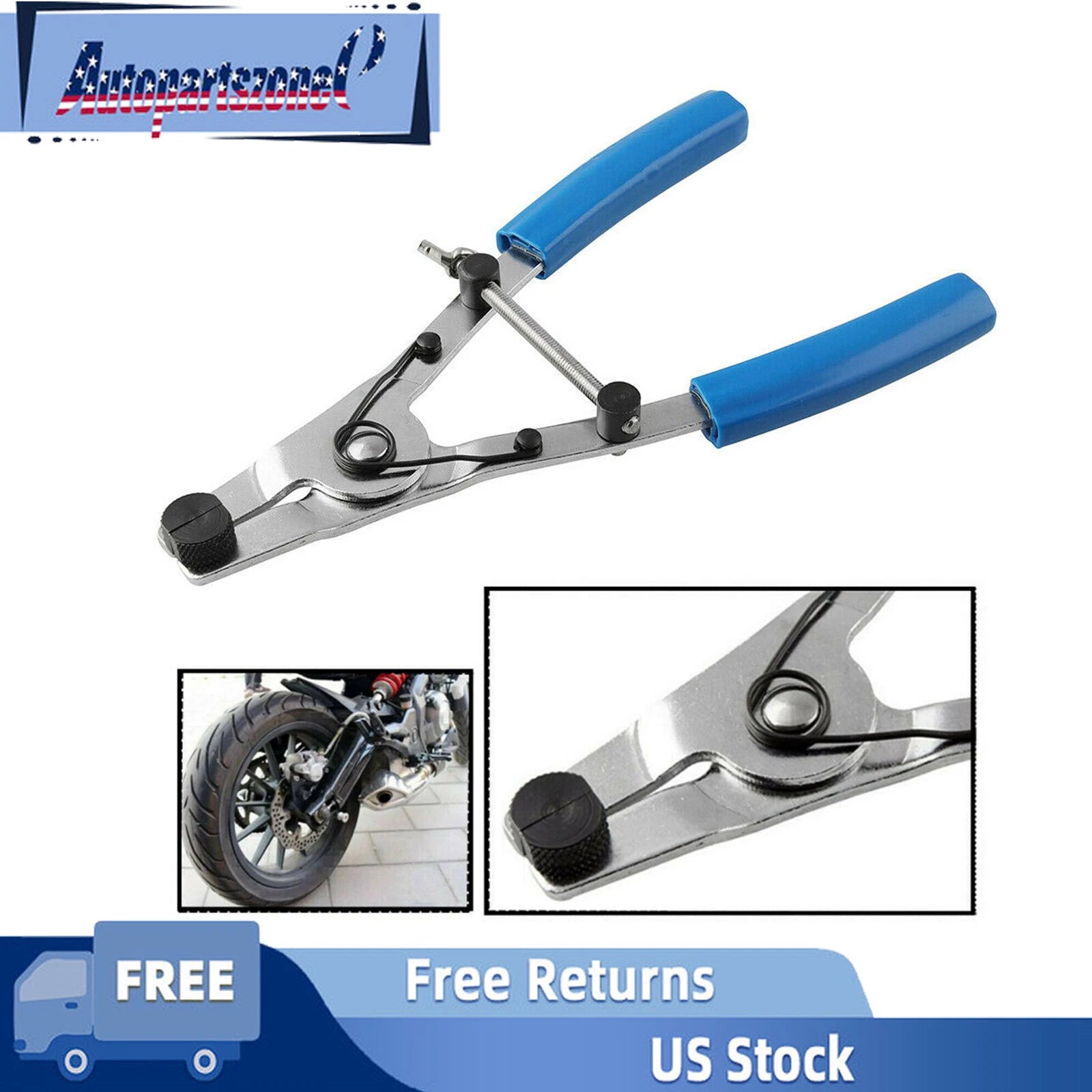 Brake Caliper Piston Removal Pliers for Motorcycle Motorbike (Universal)