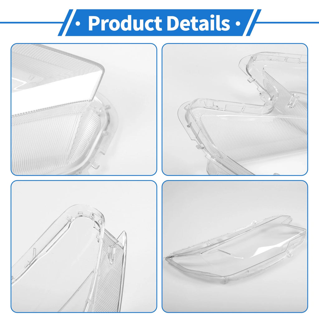 Headlight Lens Cover for Honda CR-V (2015–2016) PC Clear