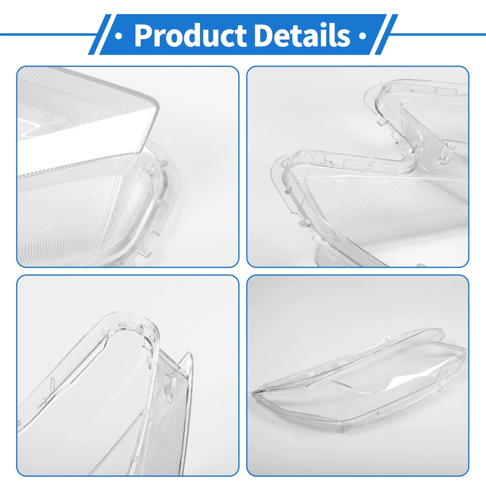 Headlight Lens Cover for Honda CR-V (2015–2016) PC Clear