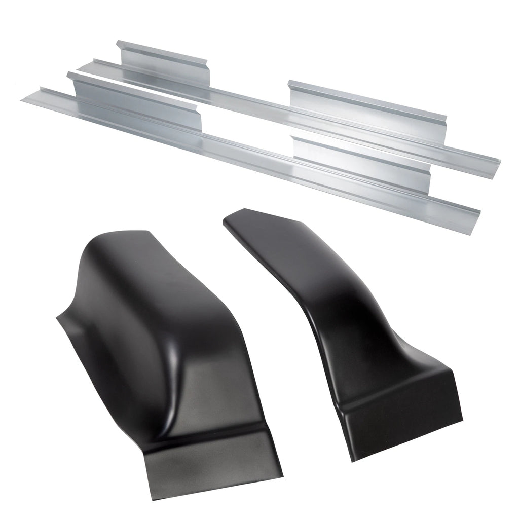 Set of 2 Outer Rocker Panels and Cab Corners for Ford F-150 (2004–2008)