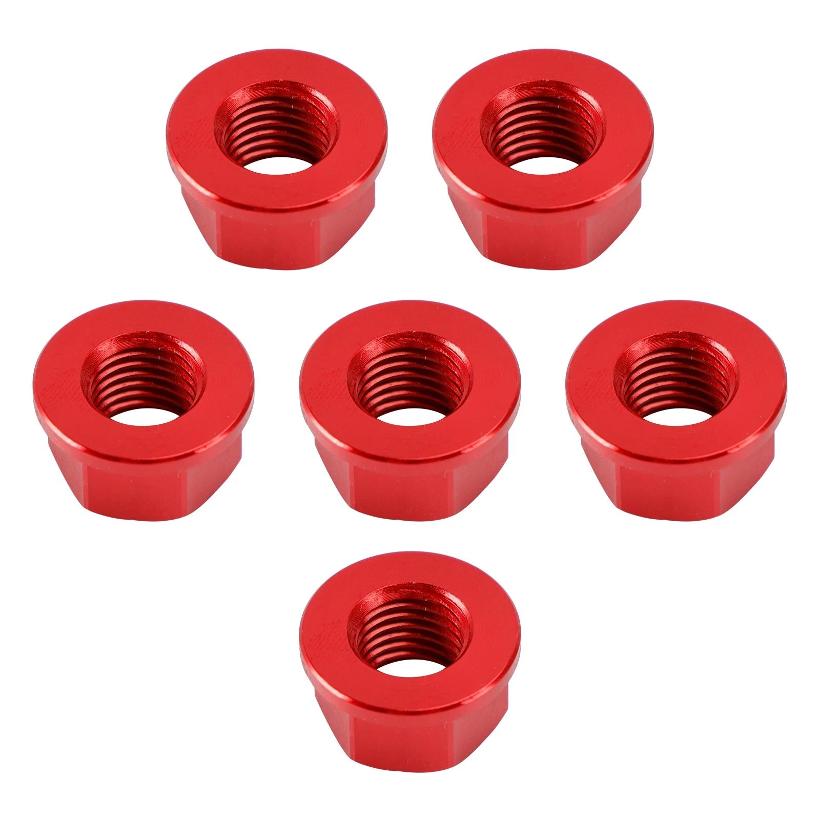 Rear Sprocket Nut Kit M10x1.25mm Red for Kawasaki ZX6R ZX10R (2004–2024)