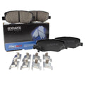 Set of 4 Akebono ProACT Rear Ceramic Brake Pads for Dodge Nitro Jeep Liberty Wrangler (2007–2012)