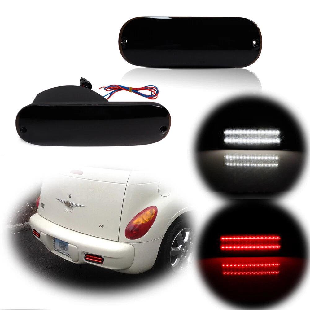 LED Rear Bumper Tail Brake Lights for Chrysler PT Cruiser (2001–2005)