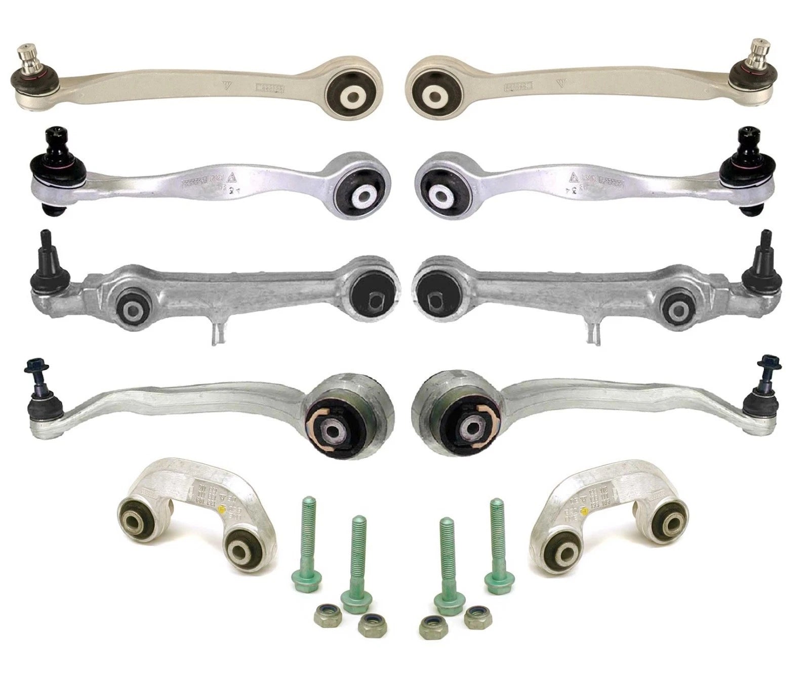 10pc Control Arm Kit for Audi A4 Quattro, VW Passat (1996–2005)