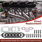 Exhaust Manifold Gaskets Kit with Stud Nut for Dodge Cummins 5.9L 6.7L (1998–2019)