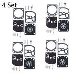 Set of 4 Carburetor Rebuild Kits for ZAMA RB-129 C1M-W26A C1M-W26B C1M-W26C