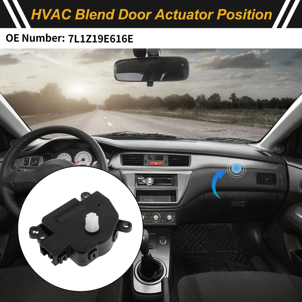 HVAC Heater Blend Door Actuator for Ford Expedition (2003–2006) No. 7L1Z19E616E
