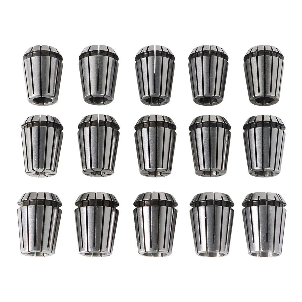 15Pcs Spring Collet Set for CNC Engraving Machine (2MM to 16MM)