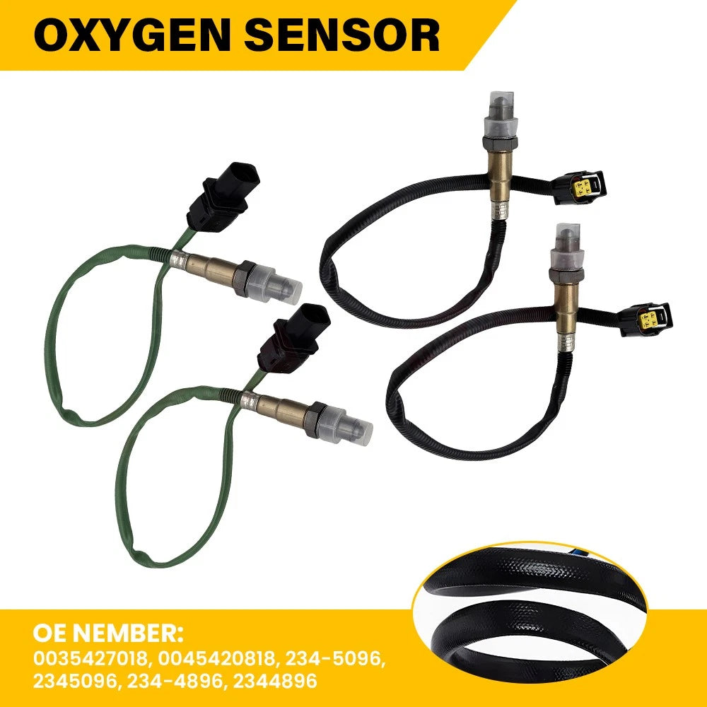 Set of 4 Oxygen Sensors for Mercedes-Benz C300 CL550 E350 ML63 (2008–2012)