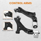 Set of 2 Front Lower Control Arms for Chevy Equinox GMC Terrain (2010–2017)