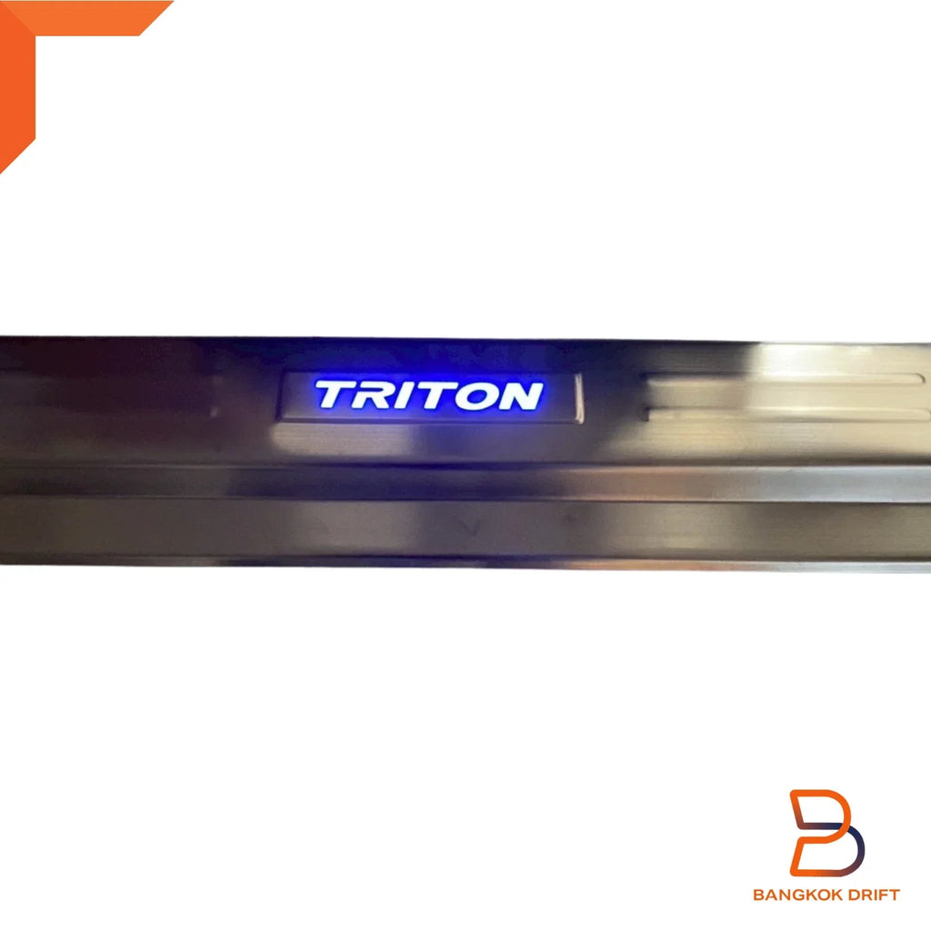 Stainless Steel LED Scuff Plates for Mitsubishi Triton MQ (2015-2020)