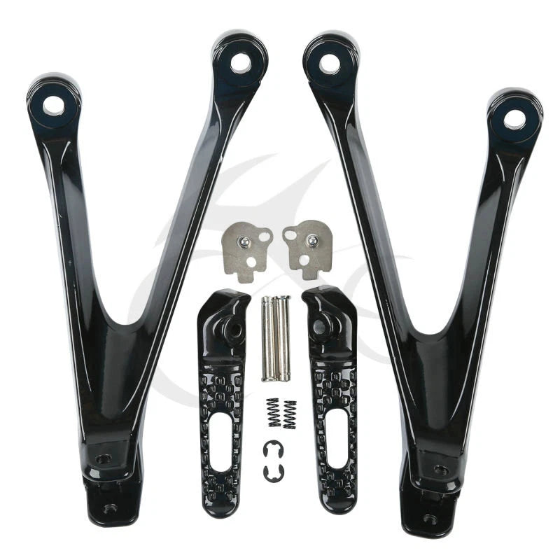 Rear Passenger Footrests Footpeg Pegs Bracket for Honda CBR1000RR (2008–2016)