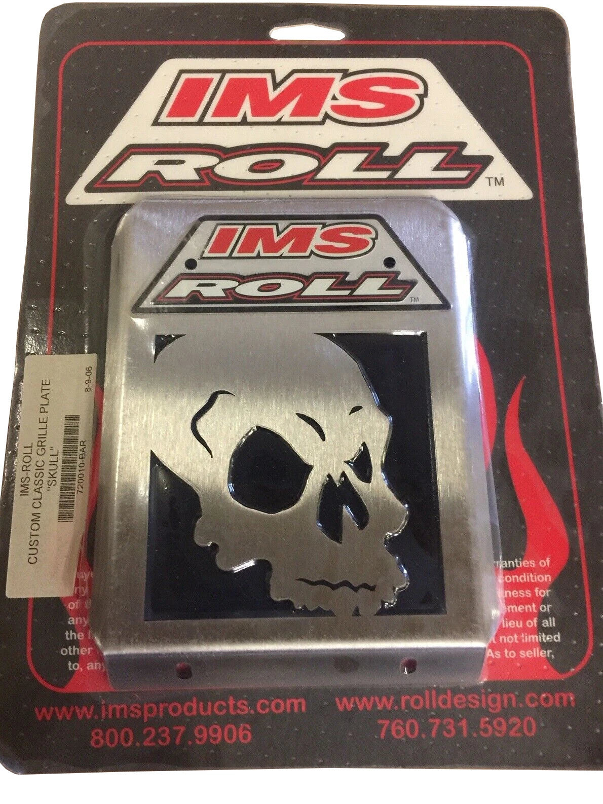 Front Bumper Grille Plate for Custom Classic ATV Quad (IMS Roll Design)