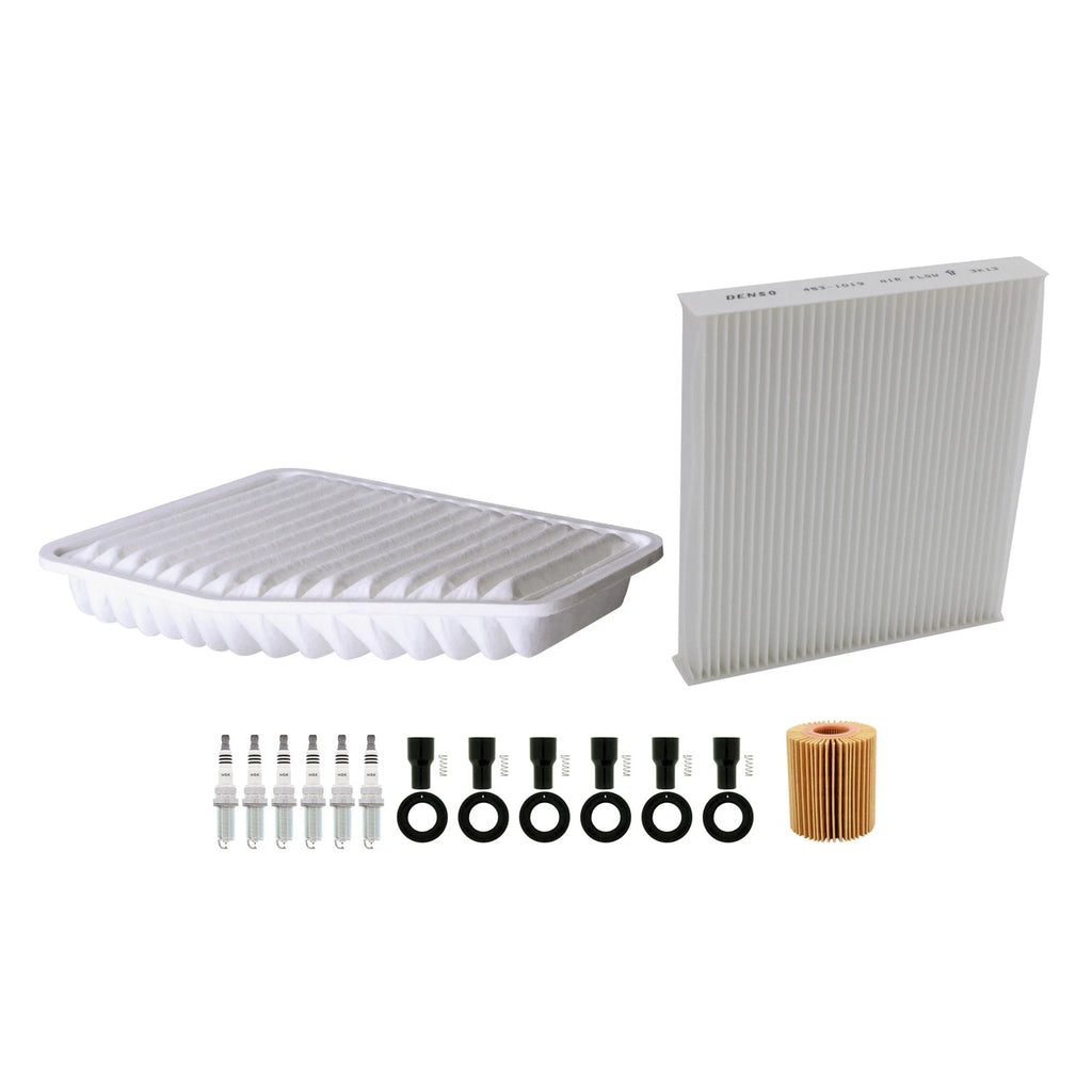 Tune Up Kit with NGK 6 Spark Plugs & Boots for Lexus GS300 GS450h (1998–2020)