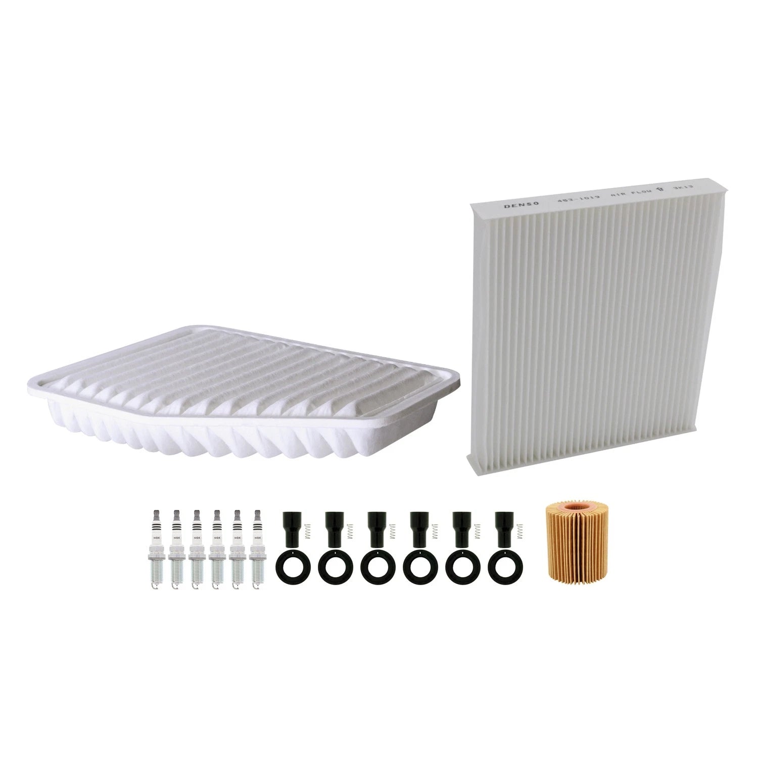 Tune Up Kit with NGK 6 Spark Plugs & Boots for Lexus GS300 GS450h (1998–2020)