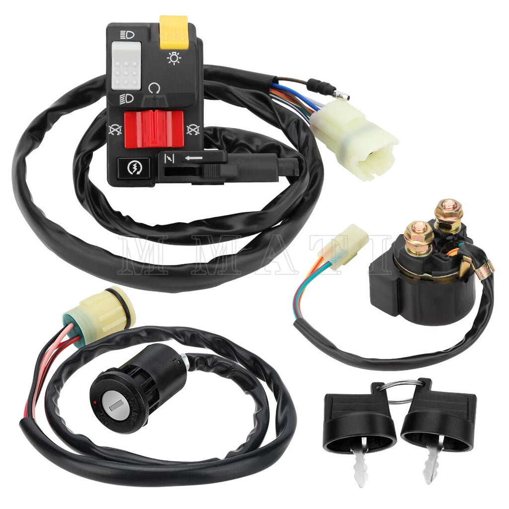 Handlebar Ignition Key Switch w/Relay for Honda Foreman TRX450FM/450S (1998–2004)