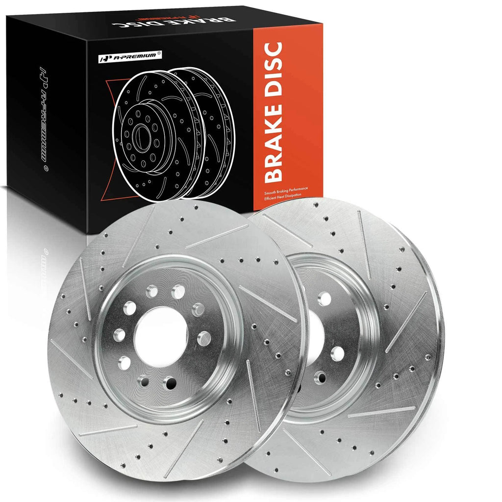 Front Side Drilled Brake Rotors for Jeep Cherokee (2014–2023)