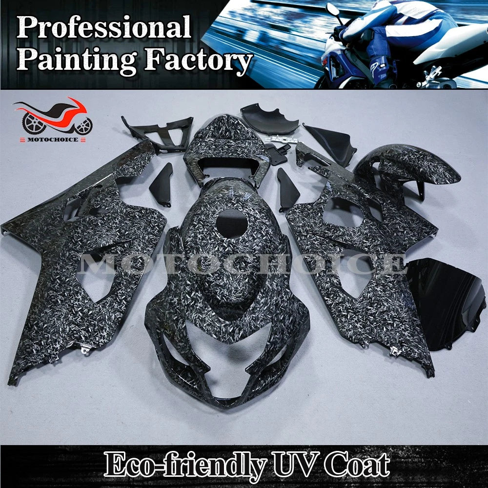 Forged Carbon Fiber Fairing Kit + Tank for Suzuki GSXR600/750 (2004–2005)