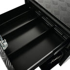 Aluminum Underbody Tool Box for Truck (24"x18"x20") Black