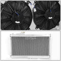 Aluminum 2-Row Radiator w/Cooling Fan Shroud for Mazda Miata MX-5 (1990–1998)