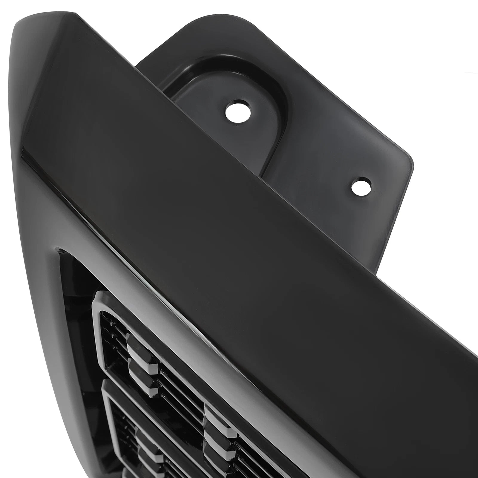 Front Bumper Upper Grille for GMC Sierra 2500HD 3500HD (2015–2019) - Gloss Black