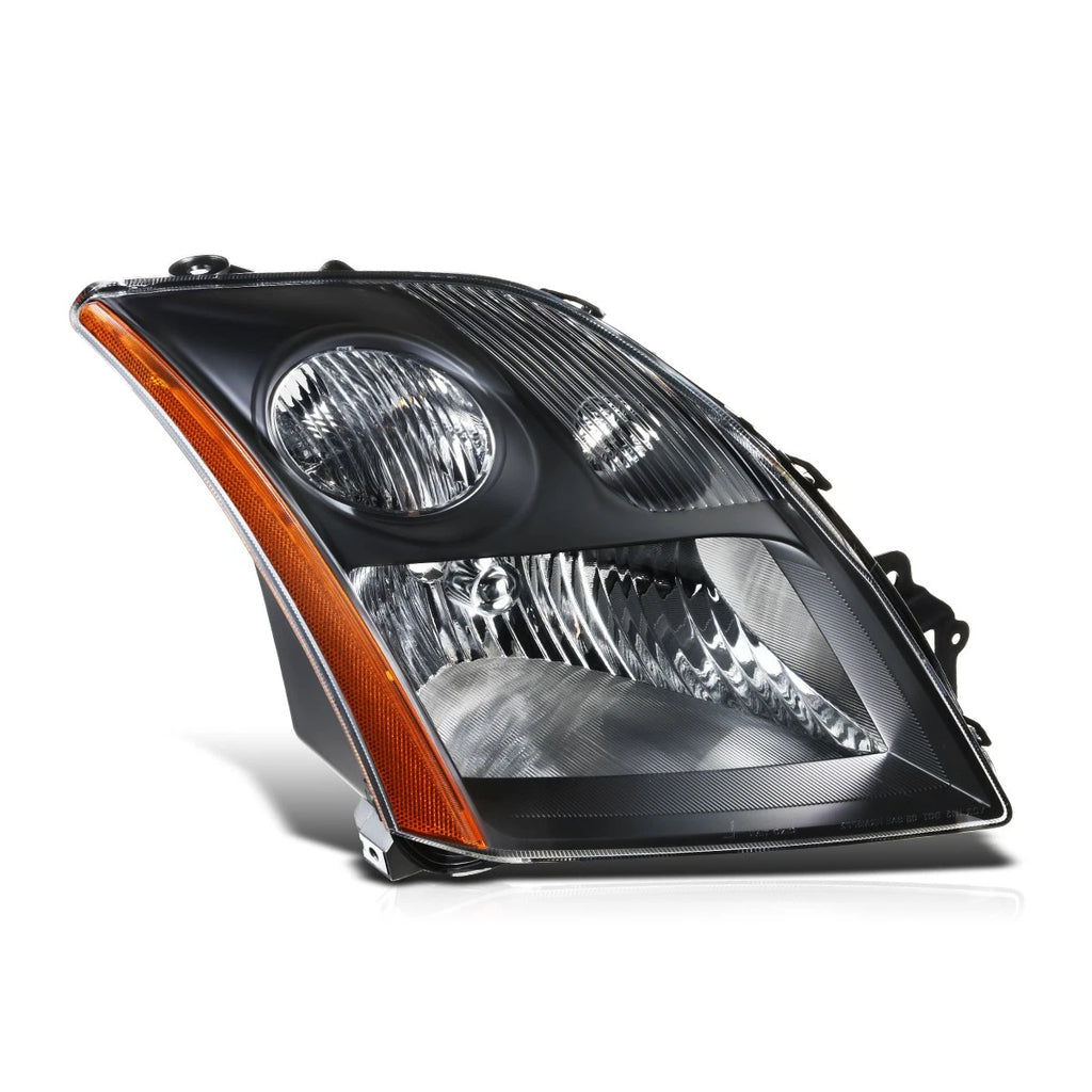 Passenger Side Headlight Lamp for Nissan Sentra 2.5L (2007–2009) Black