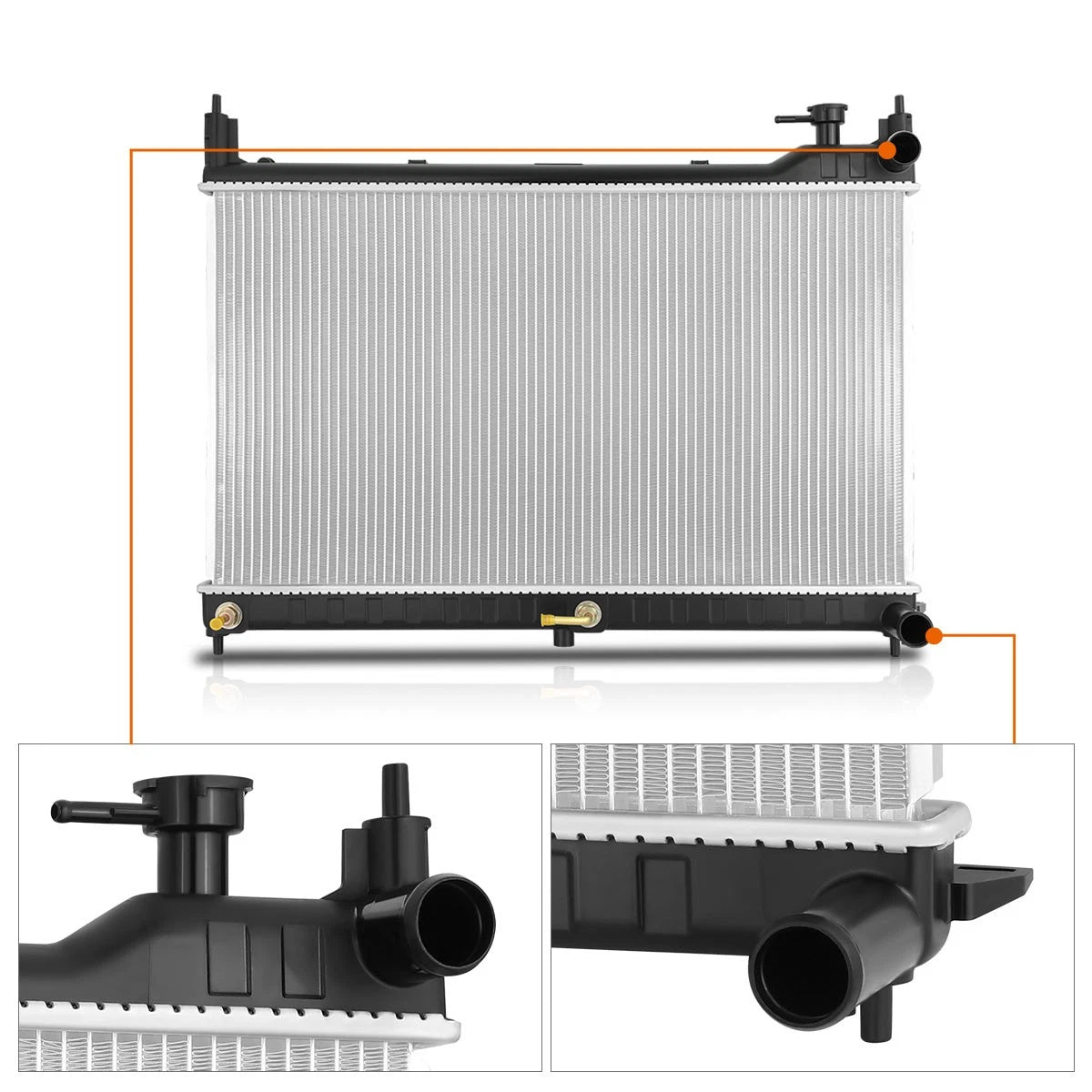 Aluminum Core Radiator for Nissan Murano 3.5L (2015–2020) DPI-13532