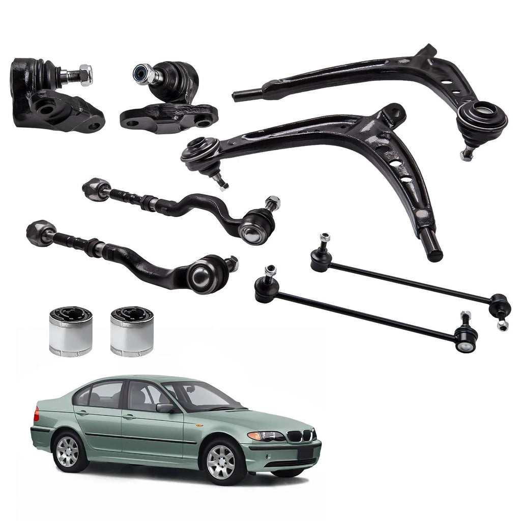 10x Suspension Kit Control Arm Sway Bar for BMW E46 325xi 330xi (2001–2005)